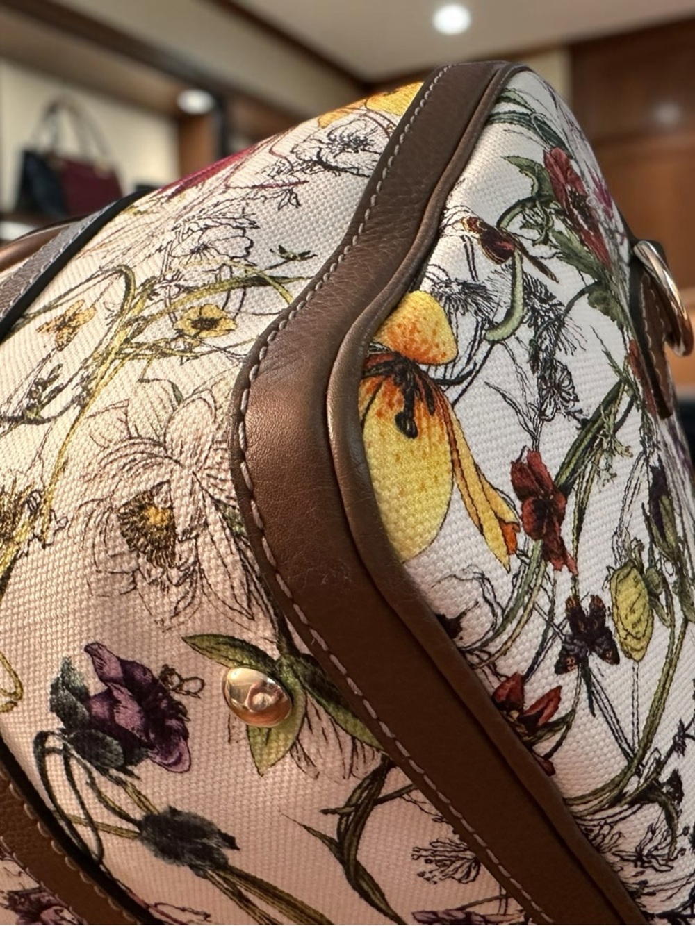 Gucci Flora Infinity Joy Boston Bag - Picture 12 of 15